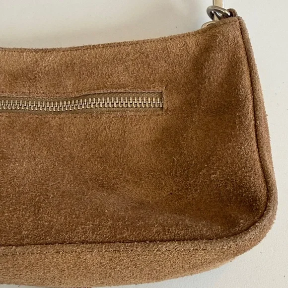Brandy Melville Small Suede Tan Shoulder Bag - Picture 9 of 15